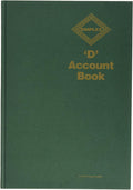 Simplex Account Book A4 56 Pages 28 Sheets - Color: Green